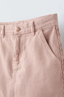 Niños ZARA 6 - 14 Años·Faldas / Bermudas<FALDA DETALLE TRENZA