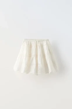 Niños ZARA 6 - 14 Años·Faldas / Bermudas<FALDA ENTREDOS