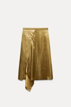 Sale FALDA FLUIDA ASIMÉTRICA ZW COLLECTION Mujer Faldas / Shorts