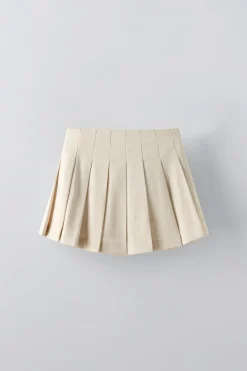 Niños ZARA 6 - 14 Años·Faldas / Bermudas|6 - 14 Años·Total Look<FALDA FLUIDA TABLAS