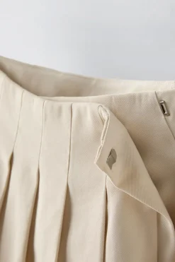 Niños ZARA 6 - 14 Años·Faldas / Bermudas|6 - 14 Años·Total Look<FALDA FLUIDA TABLAS