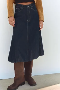 Best FALDA GLOBO DENIM TRF Mujer Faldas / Shorts