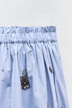 Niños ZARA 6 - 14 Años·Faldas / Bermudas<FALDA GLOBO JOYAS