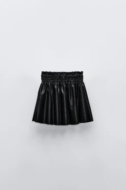 Niños ZARA 1½ - 6 Años·Faldas / Bermudas<FALDA GOMAS EFECTO PIEL