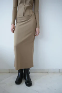 New FALDA LARGA ABERTURA Mujer Faldas / Shorts