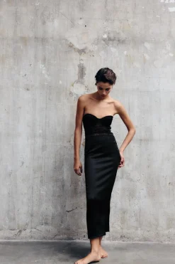 Outlet FALDA LARGA COMBINADA Mujer Faldas / Shorts