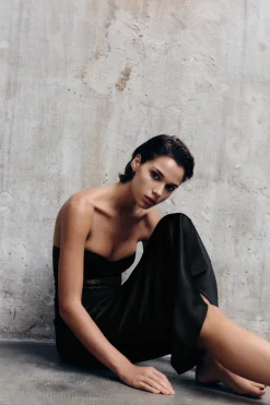 Outlet FALDA LARGA COMBINADA Mujer Faldas / Shorts