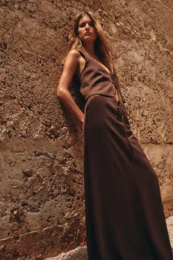 Hot FALDA LARGA ESTRUCTURA Mujer Faldas / Shorts