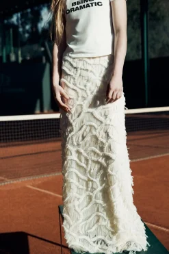 Hot FALDA LARGA LENTEJUELAS Mujer Faldas / Shorts