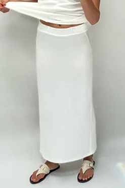 Hot FALDA LARGA SOFT PIQUÉ Mujer Faldas / Shorts