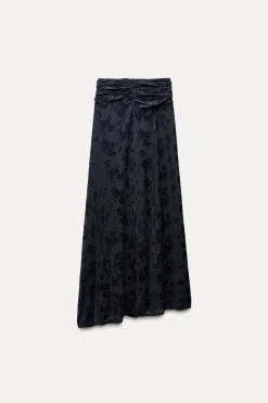 Clearance FALDA LARGA TUL FLOCADO Mujer Faldas / Shorts