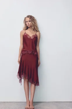 Fashion FALDA LENCERA ENCAJE Mujer Faldas / Shorts|Lenceria