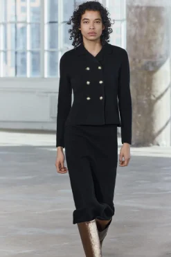 Hot FALDA MIDI 100% LANA Mujer Cárdigan / Jerséis|Punto