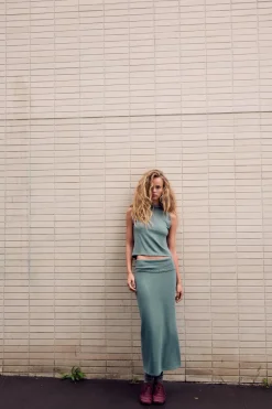 Hot FALDA MIDI ARANDELAS Mujer Faldas / Shorts