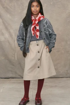 Niños ZARA 6 - 14 Años·Faldas / Bermudas<FALDA MIDI BOTONES FLORES LIMITED EDITION