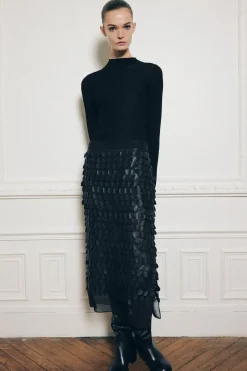 Online FALDA MIDI COMBINADA Mujer Faldas / Shorts