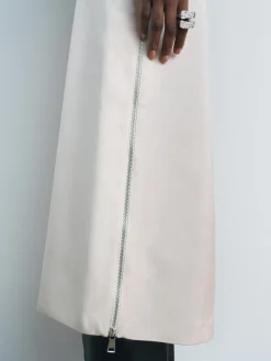 Fashion FALDA MIDI CREMALLERA ZW COLLECTION Mujer Faldas / Shorts