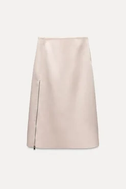 Fashion FALDA MIDI CREMALLERA ZW COLLECTION Mujer Faldas / Shorts