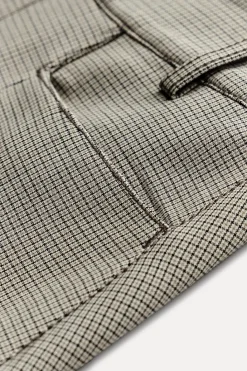 Outlet FALDA MIDI CUADROS ZW COLLECTION Mujer Faldas / Shorts