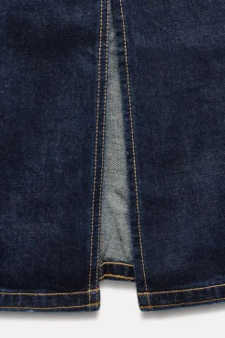 Online FALDA MIDI DENIM TRF Mujer Faldas / Shorts