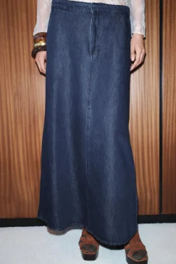 Hot FALDA MIDI DENIM ZW COLLECTION Mujer Faldas / Shorts