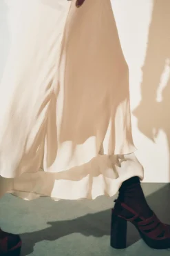 Outlet FALDA MIDI DOBLE CAPA ZW COLLECTION Mujer Faldas / Shorts