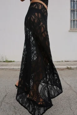 Clearance FALDA MIDI ENCAJE Mujer Faldas / Shorts