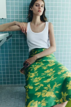 Discount FALDA MIDI ESTAMPADA LIMITED EDITION Mujer Faldas / Shorts