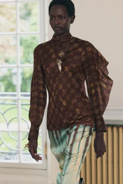 New FALDA MIDI ESTAMPADA ZW COLLECTION Mujer Faldas / Shorts