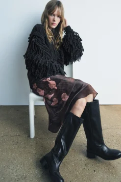 Clearance FALDA MIDI ESTAMPADA ZW COLLECTION Mujer Faldas / Shorts