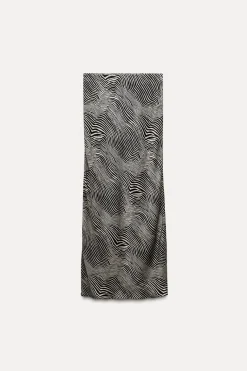 Discount FALDA MIDI ESTAMPADO ANIMAL Mujer Faldas / Shorts