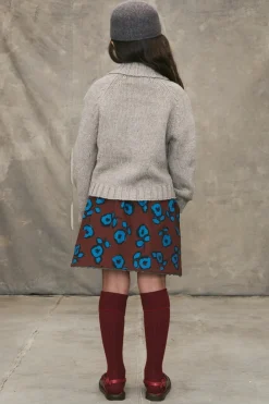 Niños ZARA 6 - 14 Años·Faldas / Bermudas<FALDA MIDI ESTAMPADO FLORES LIMITED EDITION