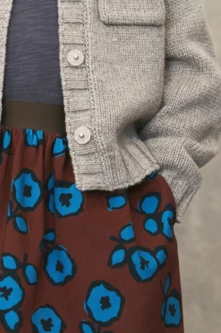 Niños ZARA 6 - 14 Años·Faldas / Bermudas<FALDA MIDI ESTAMPADO FLORES LIMITED EDITION