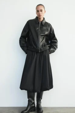 New FALDA MIDI GLOBO Mujer Faldas / Shorts