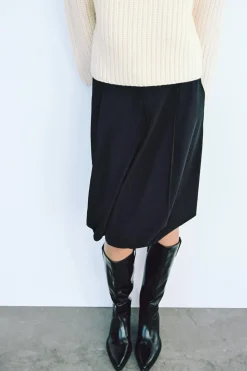 Fashion FALDA MIDI GLOBO TORSIÓN Mujer Faldas / Shorts