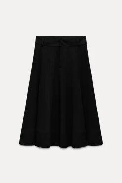 Best FALDA MIDI GODET ZW COLLECTION Mujer Faldas / Shorts