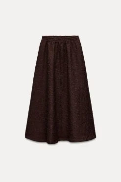 Discount FALDA MIDI JACQUARD Mujer Faldas / Shorts