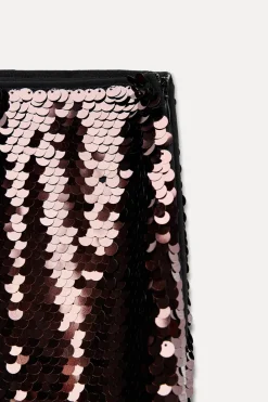 Outlet FALDA MIDI LENTEJUELAS Mujer Faldas / Shorts