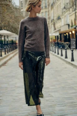 Outlet FALDA MIDI LENTEJUELAS Mujer Faldas / Shorts