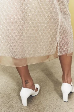 Hot FALDA MIDI LENTEJUELAS ABALORIOS Mujer Cárdigan / Jerséis|Punto