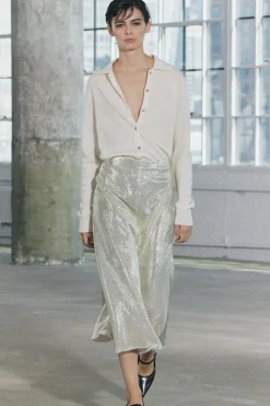 Sale FALDA MIDI LENTEJUELAS ZW COLLECTION Mujer Faldas / Shorts