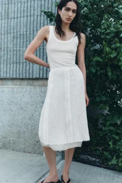 New FALDA MIDI LINO ZW COLLECTION Mujer Faldas / Shorts