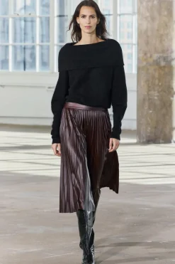 Sale FALDA MIDI PLISADA ZW COLLECTION Mujer Faldas / Shorts