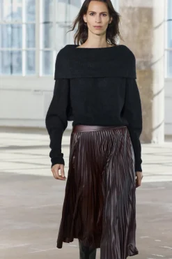 Sale FALDA MIDI PLISADA ZW COLLECTION Mujer Faldas / Shorts