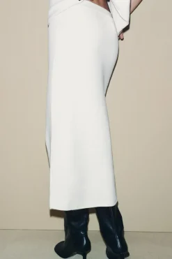 Clearance FALDA MIDI PUNTO Mujer Cárdigan / Jerséis|Punto