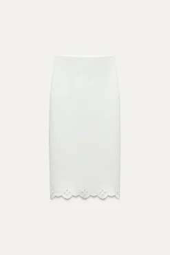 Clearance FALDA MIDI PUNTO STRETCH Mujer Faldas / Shorts