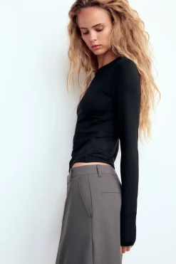 Sale FALDA MIDI RECTA Mujer Faldas / Shorts