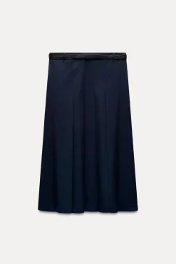 Best FALDA MIDI TABLAS CINTURÓN Mujer Faldas / Shorts