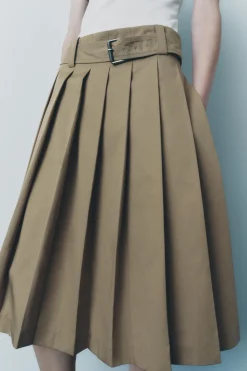 Sale FALDA MIDI TABLAS LIMITED EDITION Mujer Faldas / Shorts