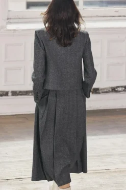 Fashion FALDA MIDI TABLAS ZW COLLECTION Mujer Faldas / Shorts